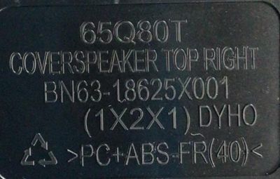 KIT DE BOCINAS PARA TV SAMSUNG ( 2 PZ ) / NUMERO DE PARTE BN96-50551A / BN63-18623X / BN63-18625X / BN9650551A /50551A / MODELO 65Q80T - Imagen 4